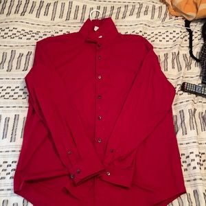 Express men’s long sleeve button down dress shirt